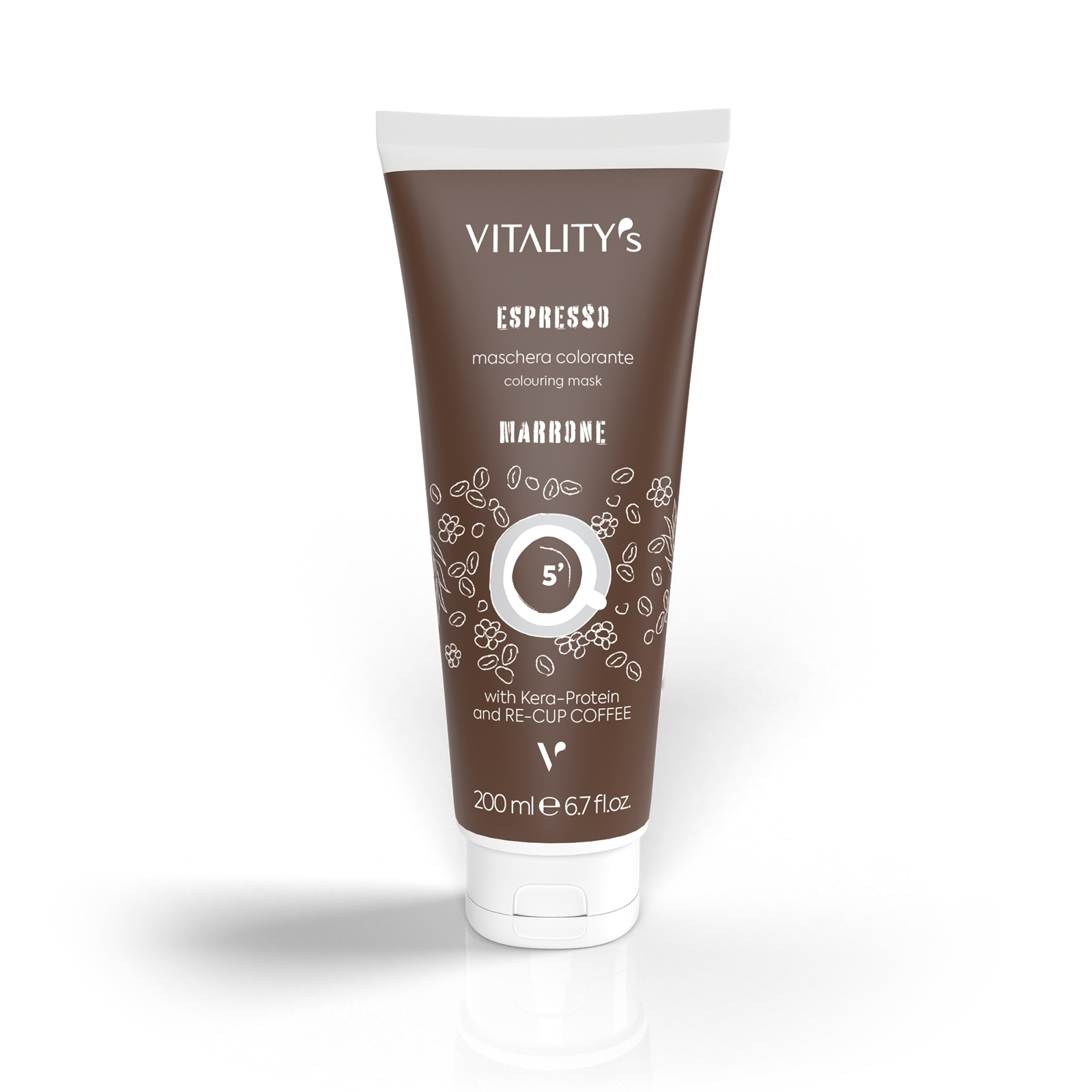 ماسك صبغة إسبريسو باللون البني
