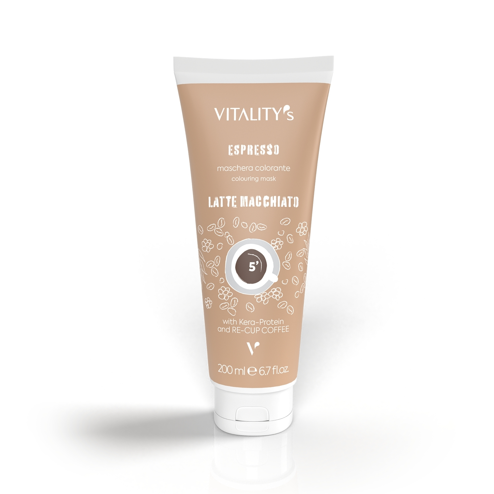 ماسك صبغة إسبريسو بلون لاتيه ماكياتو