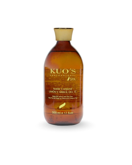 زيت مساج الجسم من كيوس بالليمون وشجرة الشاي – 500 مل